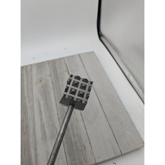 Elpo Aluminum #2 Meat Tenderizer Double Textured Sides 8 3/4" Japan - Picture 7 of 10